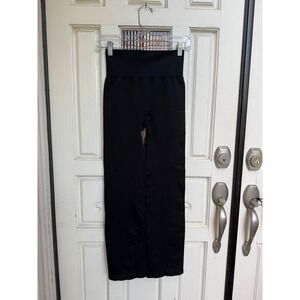 OQQ‎ Black Seamless High Waist Leggings Women's Size Small